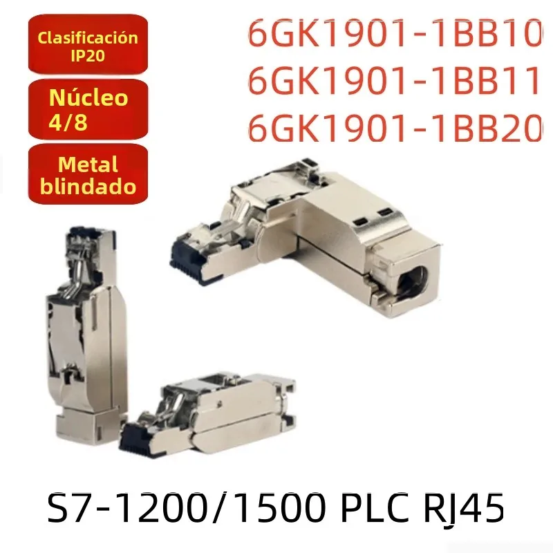 Adecuado para cable Ethernet de 4 núcleos Siemens RJ45 cabeza de cristal 6GK1 901-1BB1 0/1BB20/1BB11