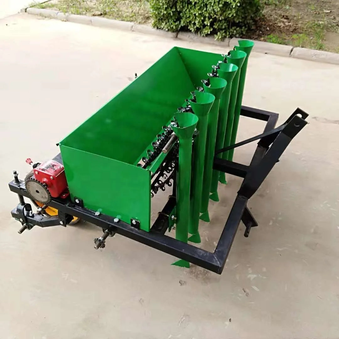 【Le più vendute】 Trattore a quattro ruote con fioriera per aglio Seminatrice per aglio e nucleo motore per la piantare aglio