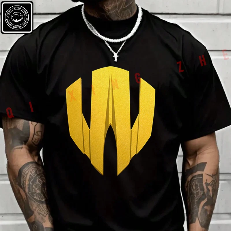 

W Motors Logo Design Moto T Shirt Men's Cotton Casual Fashion Short Sleeved Round Neck T-shirt Tee