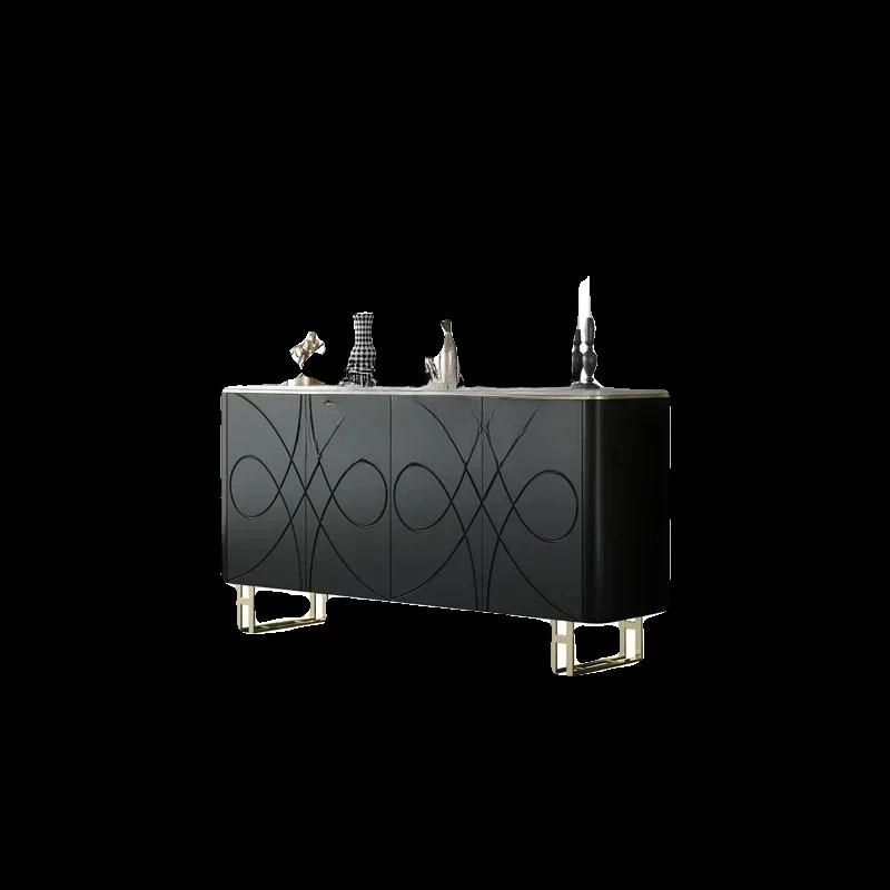 

A15 Легкий роскошный домашний входной шкаф Современный минималистичный каменный шкаф-буфет Дизайнерская модель Входной шкаф для хранения обуви