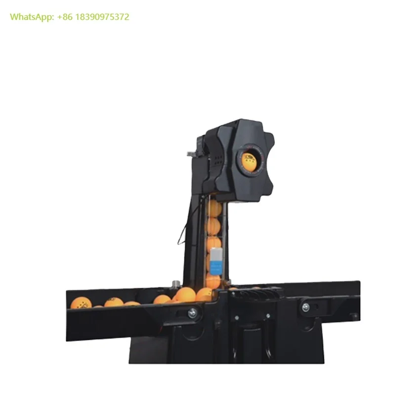 

Automatic Table Tennis Training Robot Machine with Collection Nets and Balls