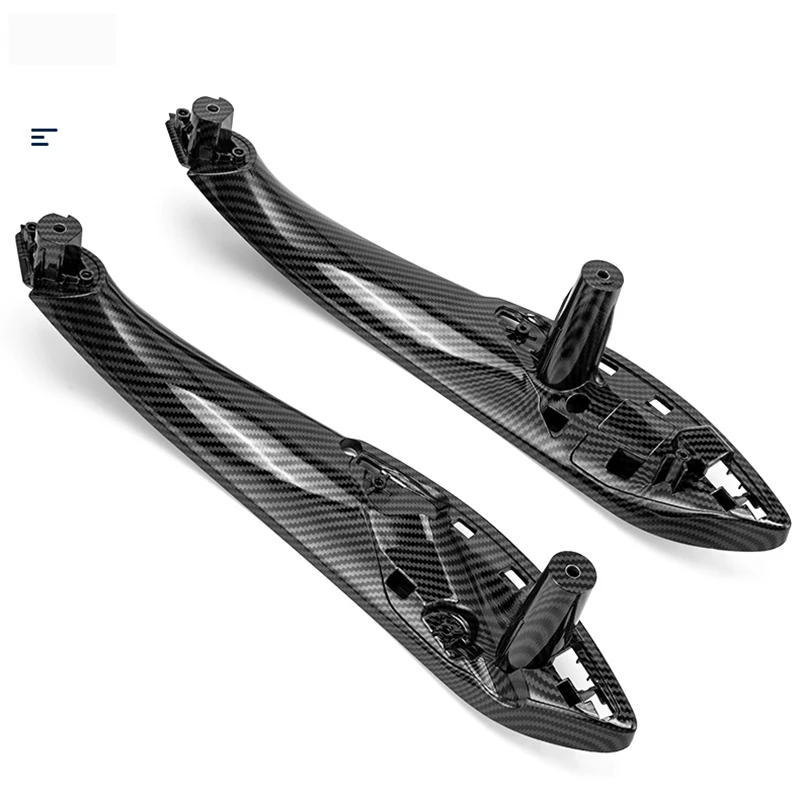 Door Inner Handle For BMW F30 F80 F32 F33 F82 F34 F35 F36 3GT 3 4 Series 2012-2019 Carbon Fiber Interior Handle Cover Front Rear