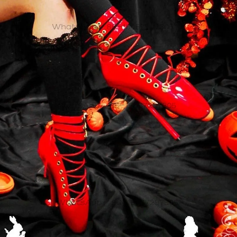 Auspicious Red, Ballet Heels 18cm High Heels Queen Super High Customization Is Non-refundable and Non-exchangeable.