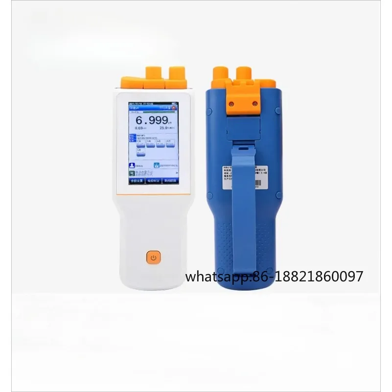 Portable pH meter for on-site testing, handheld acidity meter with automatic temperature compensation