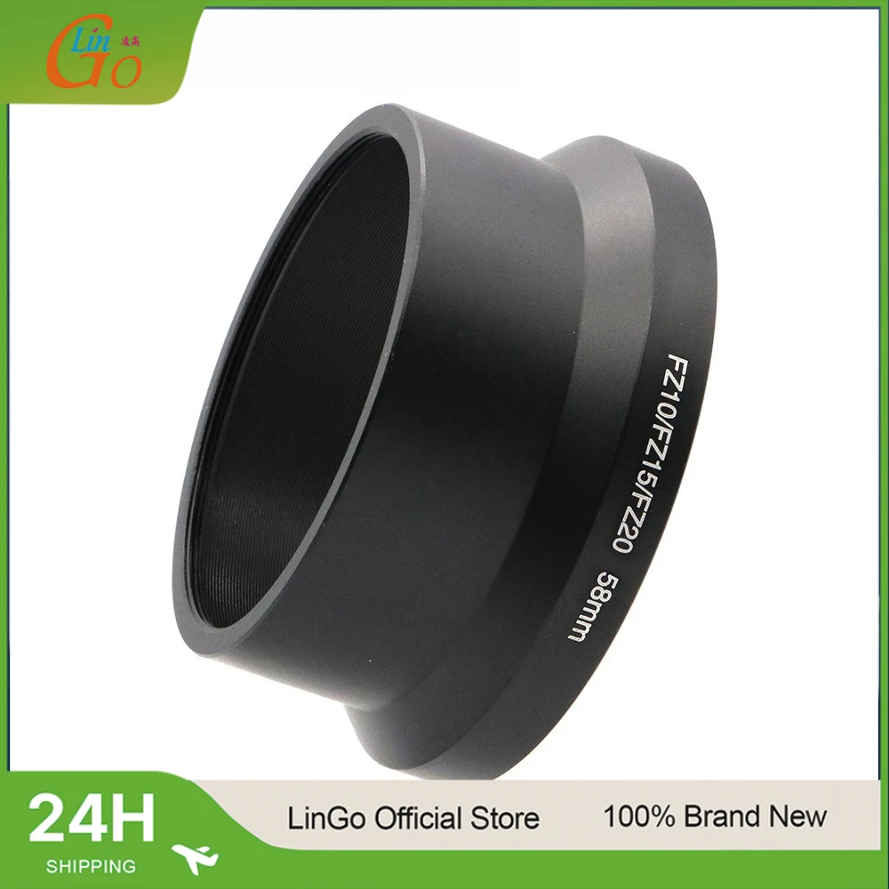 Tubo adaptador de lente de cámara LinGo para Panasonic DMCFZ10 DMC-FZ15 DMC-FZ20, tubo adaptador de cámara