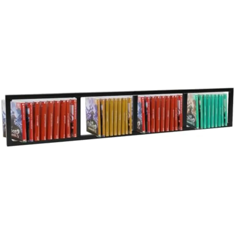

Storage Rack,Video Game Organizer,CD DVD Organizer Metal Shelf,for Easy Sorting and Organizing of Cassette Tapes,Storage,Tape Or