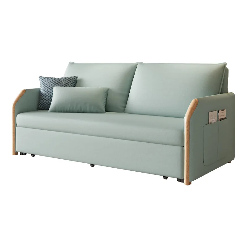 

Multifunctional sofa bed, winter and summer dual purpose small folding bed sofa can be stored