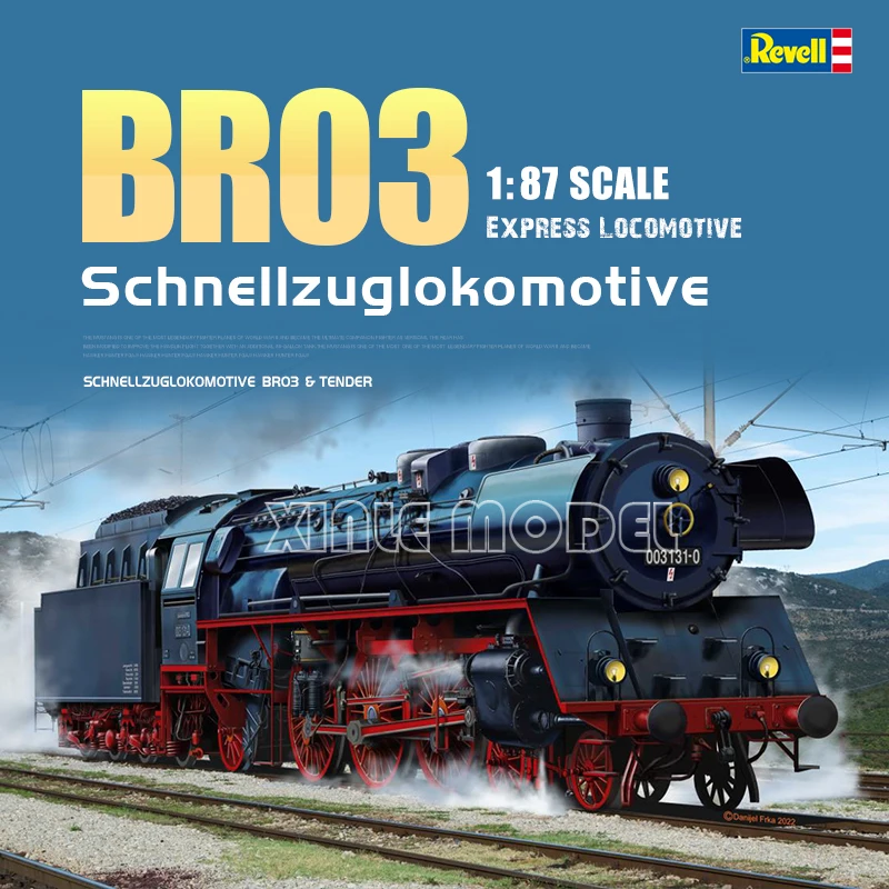 

Комплект пластиковой сборки Revell 02166, стандартный экспресс-локомотив 03 класса с нежным 1/87