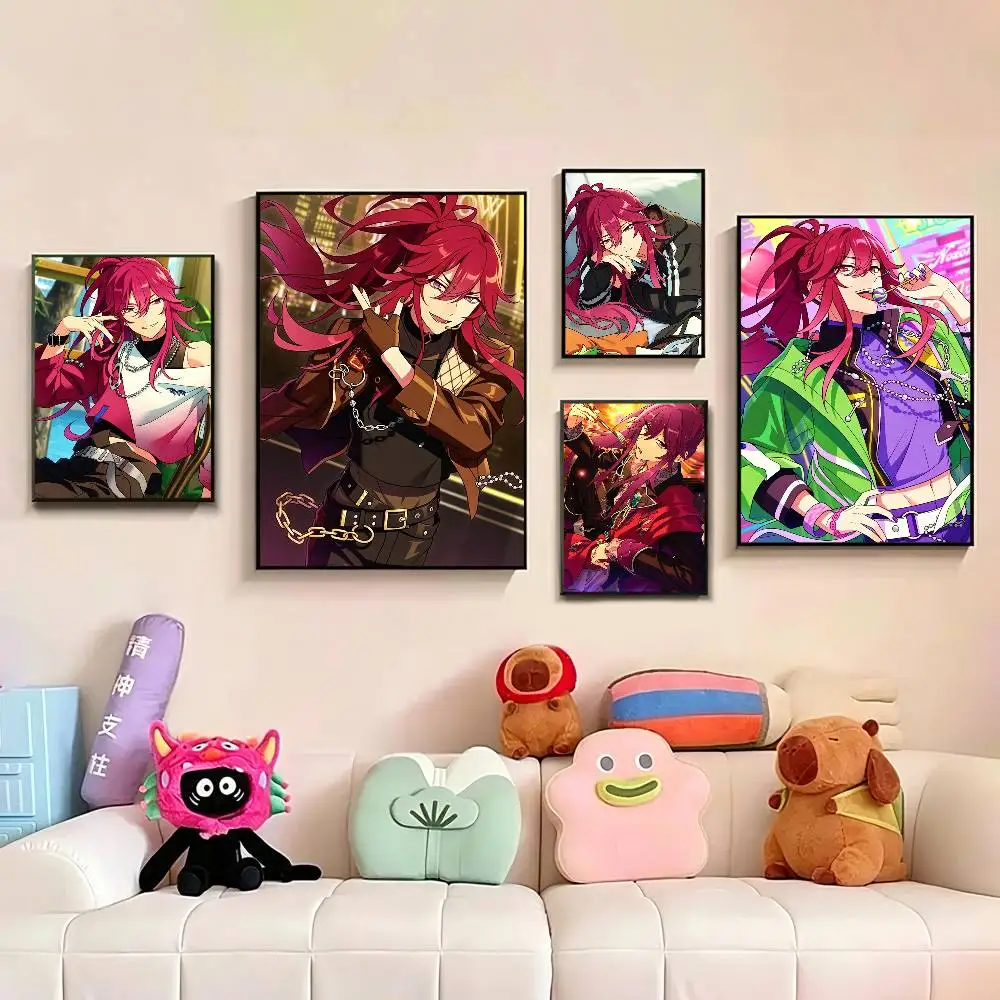 

N-nozomi-i M-madoka Poster Perfect Space Sticker Self Adhesive for Office Home Theater Wall Art Decor Fancy Gift