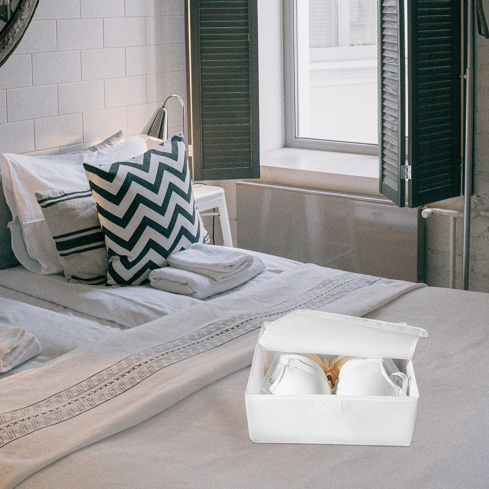 منظمات الملابس الداخلية للنساء، صندوق تخزين حمالة الصدر، خزانة صندوقية، قماش أكسفورد عالي الجودة، خفيف الوزن وقابل للغسل #6