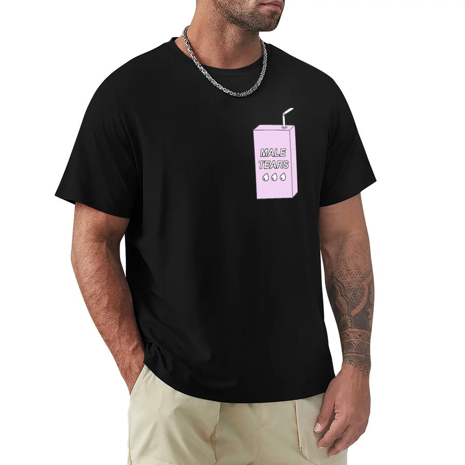 

Male Tears T-Shirt essential t shirt funny shirt cotton cotton graphic tees clothes for men