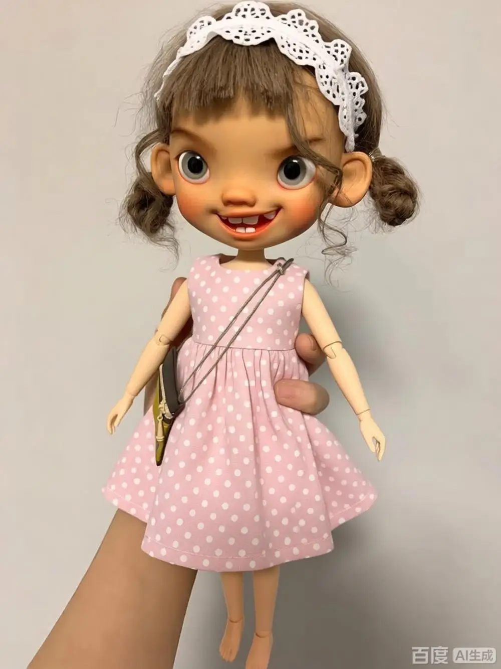 

Новая кукла BJD SD 1/6-серии Xiaojie Smile, большая голова, из смолы, с макияжем, без топика (теника)