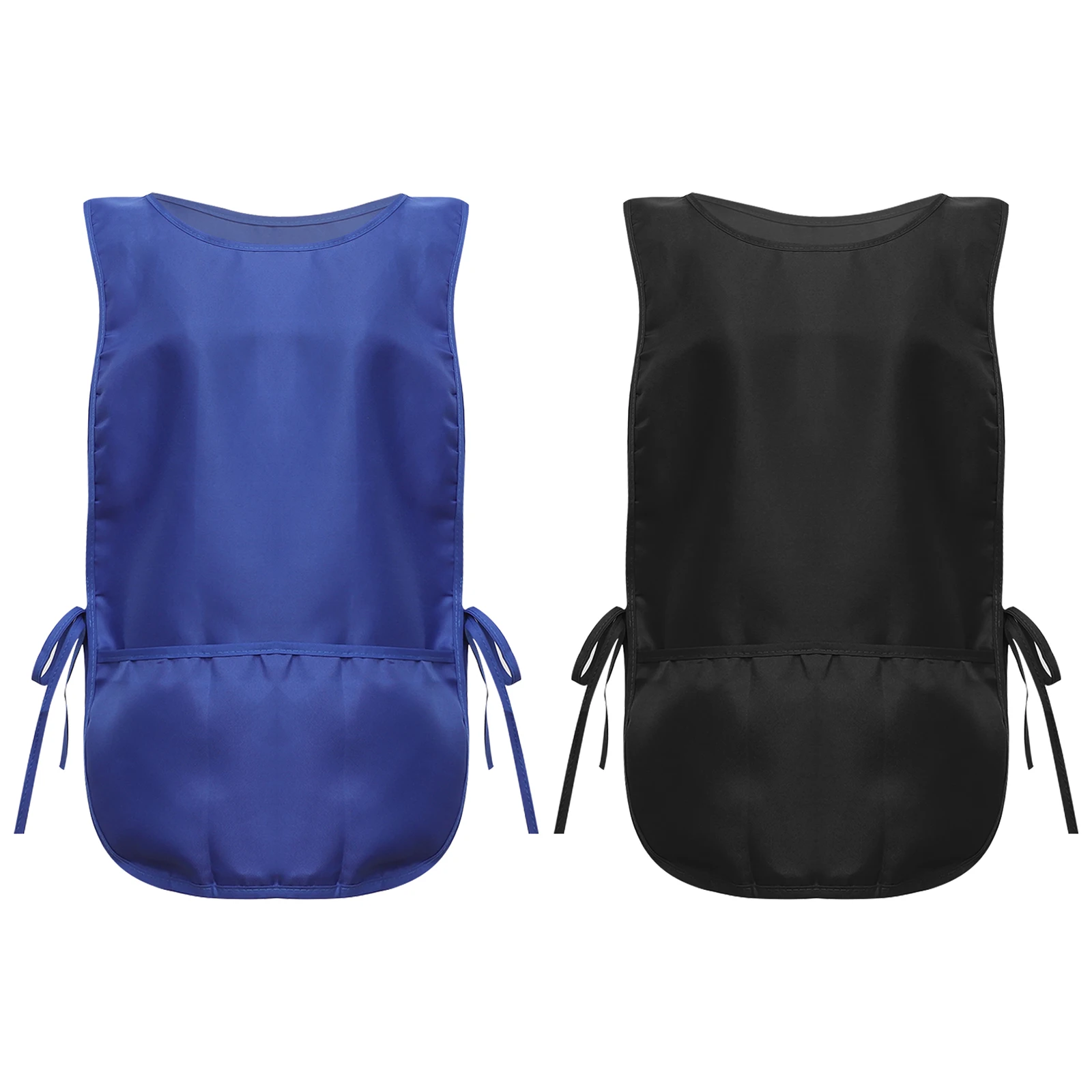 

Cobbler Aprons with Pockets Waterproof Work Smocks Universal Cleaning Aprons for Hair Dresser Kitchen Worker Grooming Artist