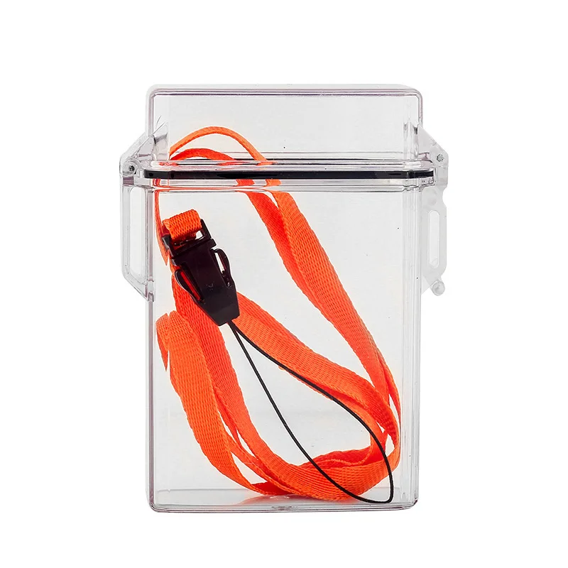 Waterproof Transparent Men's Cigarette Box Portable Creative  Moisture Proof Soft Pa Large Size Cigarette Box Cover