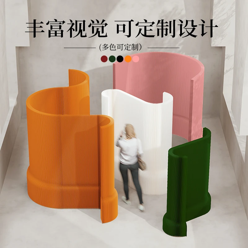 Screen Partition Bedroom Folding Screen Baffle Room Removable Partition Wall Background Wall Bedroom
