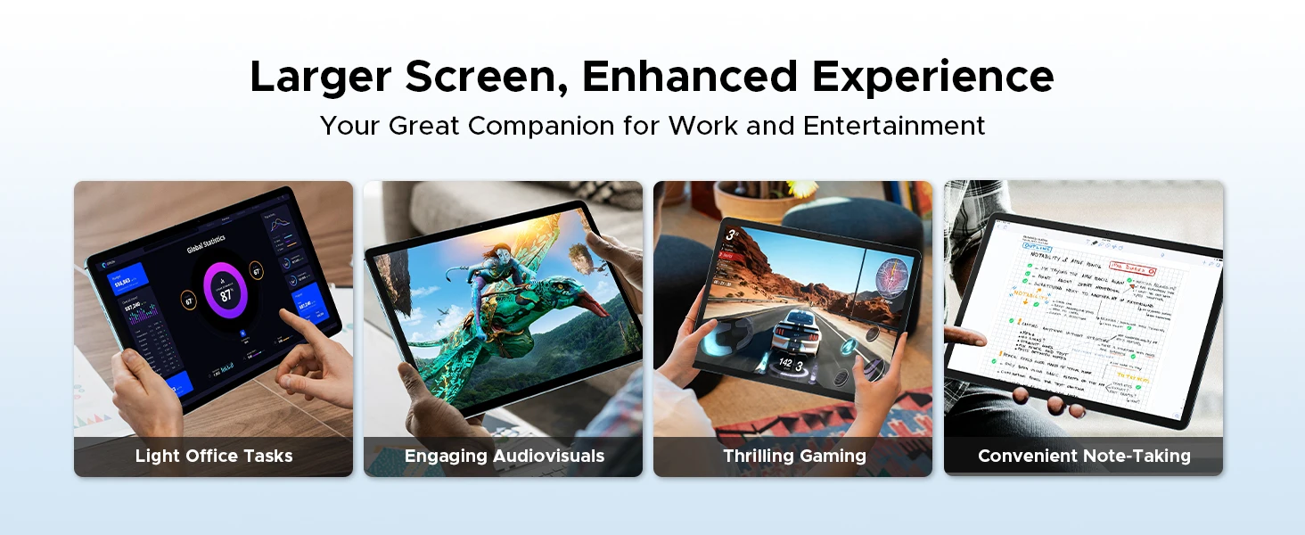 DOOGEE Tab E3 Max 2 in 1 Tablet PC Gemini AI Android 16 14'' 2.2K Display 48GB(8+40) RAM 256GB ROM 13500mAh Battery Smart Pads PC