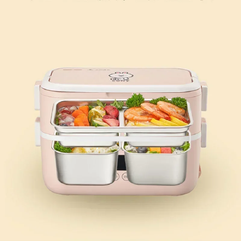 Hot sales Joyoung Electric Lunch Box Insulation Plug-In Electric Heating Cooking Hot Rice Double Layer 4 Gallons-1.5L