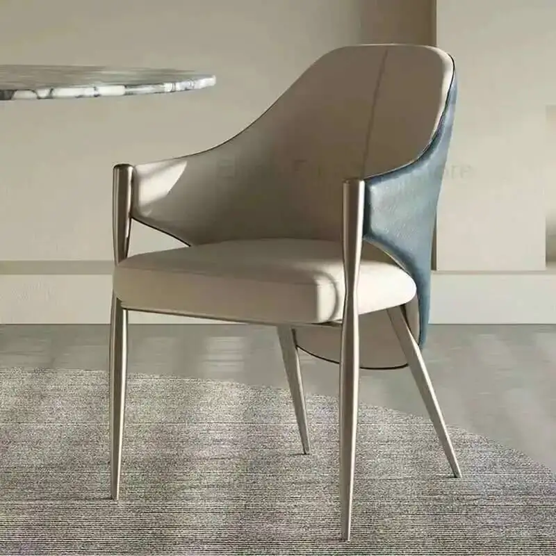 Lounge Luxury Minimalist Dining Chairs Salon Modern Kitchen Ergonomic Chairs Restaurant Hotel Sillas