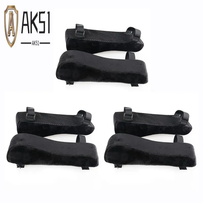 

AK51-Chair Arm Pad Memory Foam Computer Chair Arm Pad Relieves Elbow Forearm Pressure Pad For Home Office, 6PCS