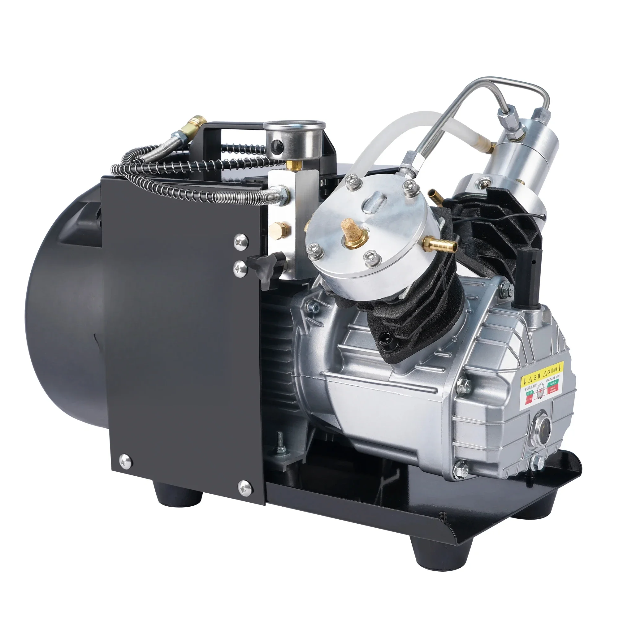 لخزان الغوص TXEDM041 4500Psi ضاغط هواء PCP عالي الضغط مع مروحة مدمجة ذات اسطوانة مزدوجة هوائية #1