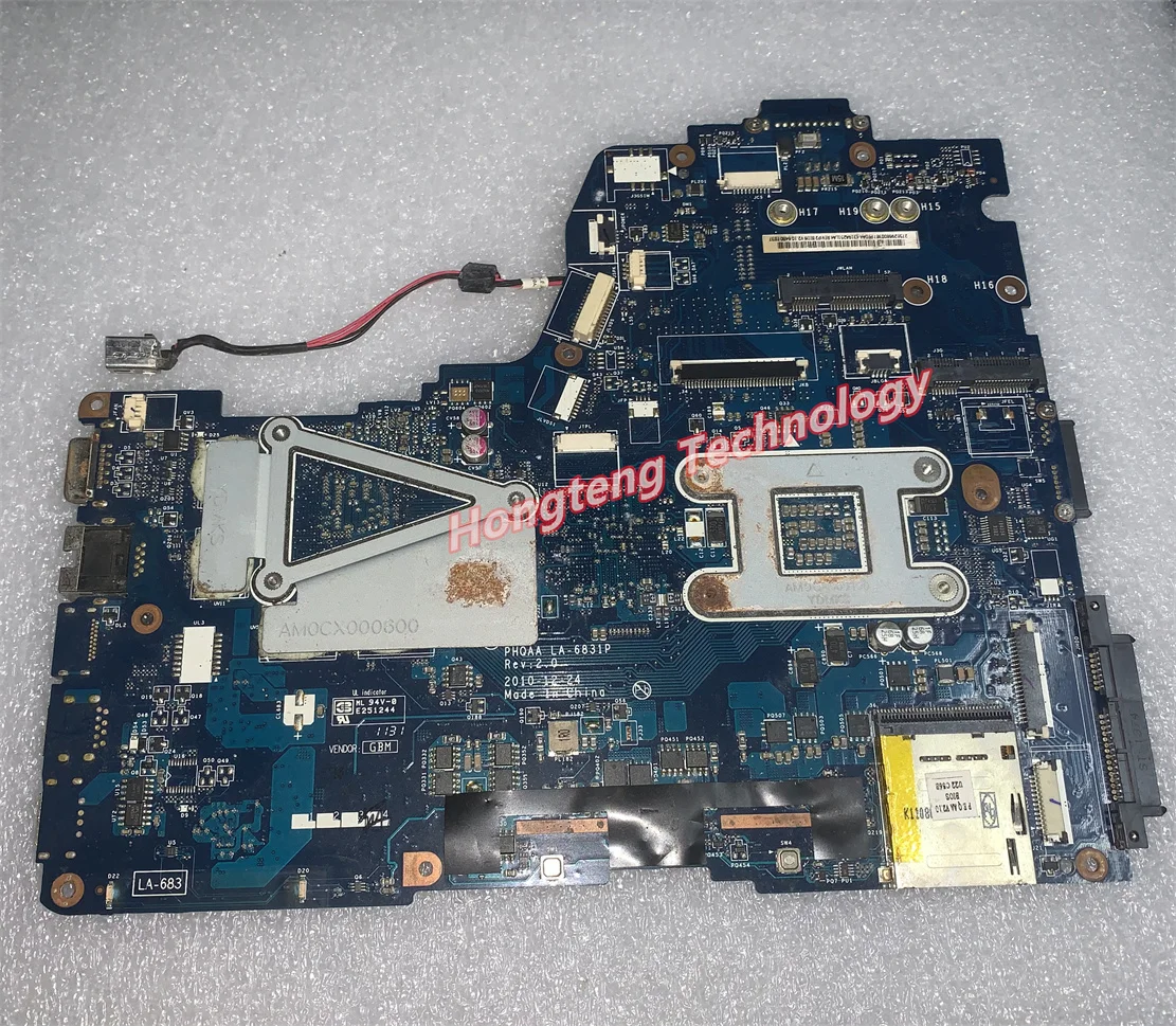 K000121720 PHQAA LA-6831P Main Board For Toshiba satellite P750 P755 Laptop motherboard GT540M HM65 DDR3 2D screen tested OK