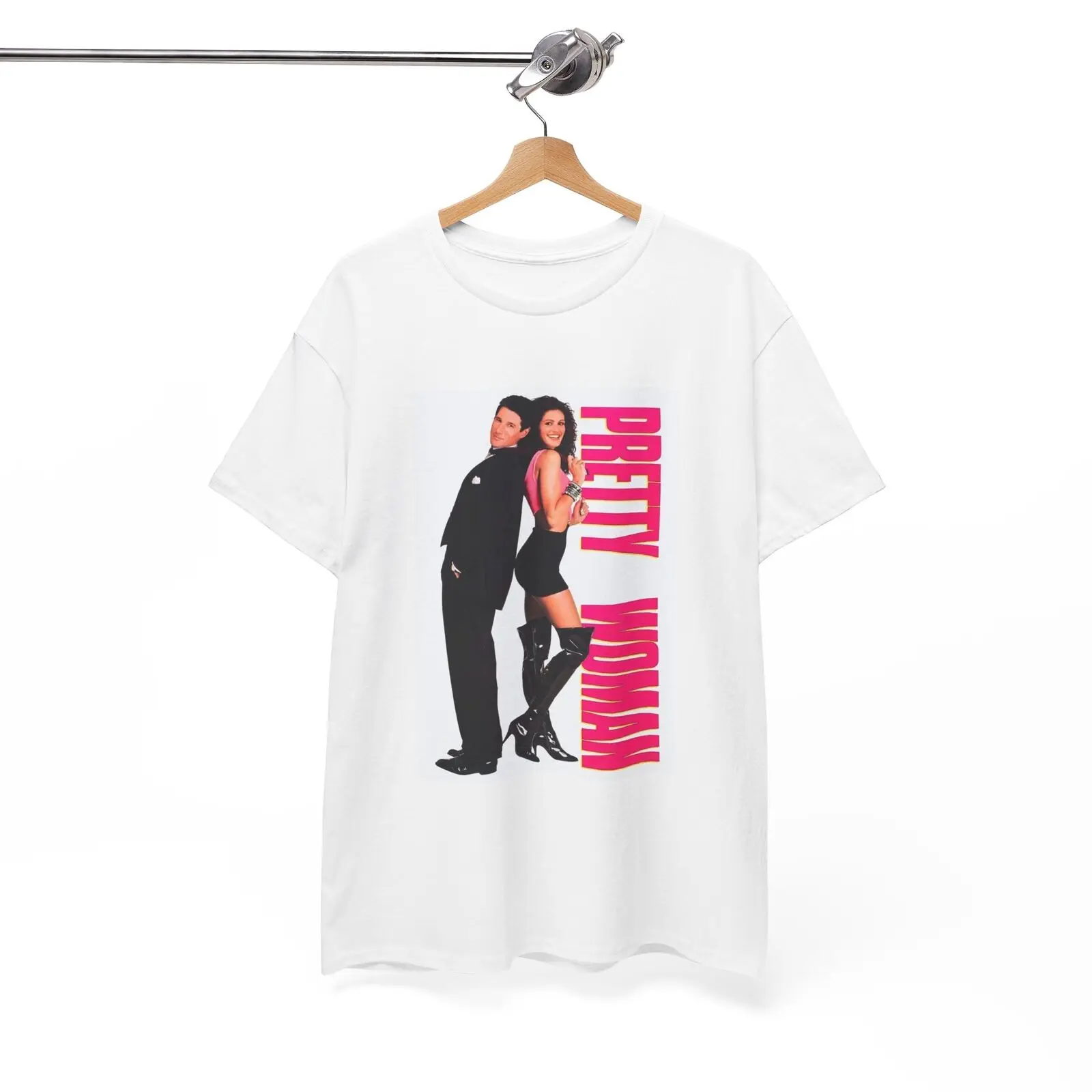 

Pretty Woman T shirt Vintage Movie Poster Julia Roberts Unisex Heavy Cotton Tee