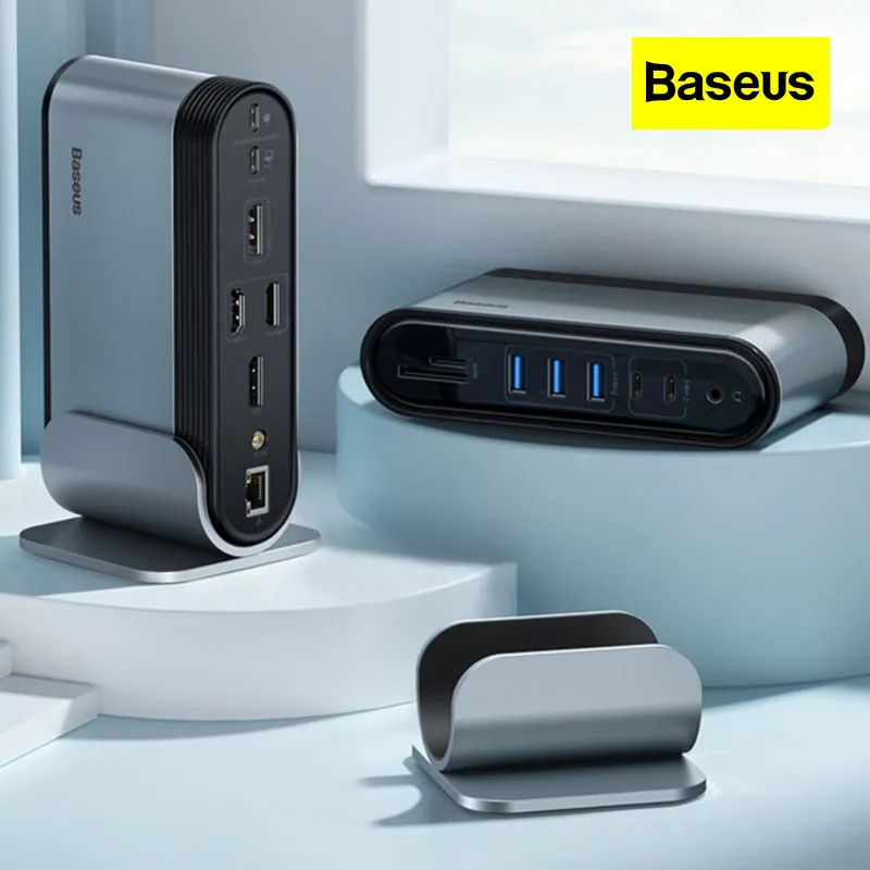 

USB-Док-станция Baseus, USB-концентратор с несколькими интерфейсами и кабелем HDMI для ноутбука