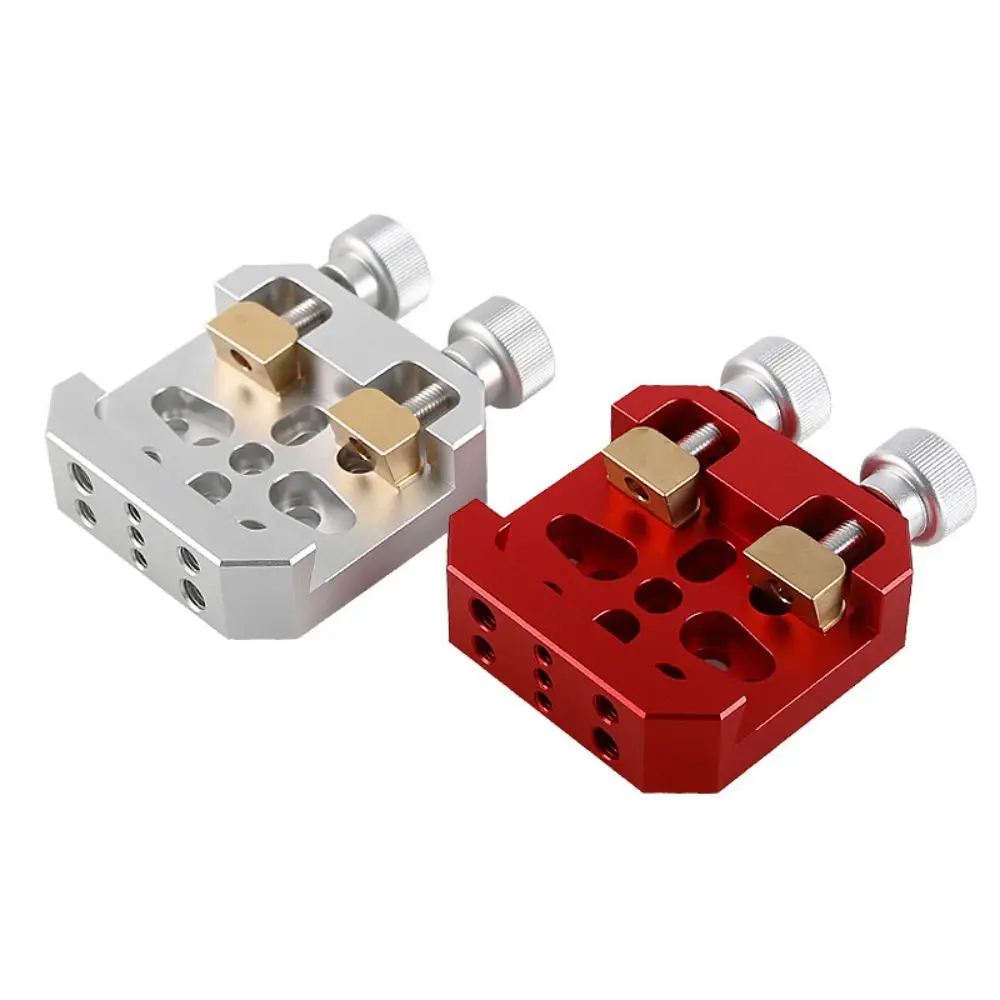 

Silver/Red Double Fixed Brass Screw Vixen Style Dovetail Clamp Astronomy Telescope Accessories