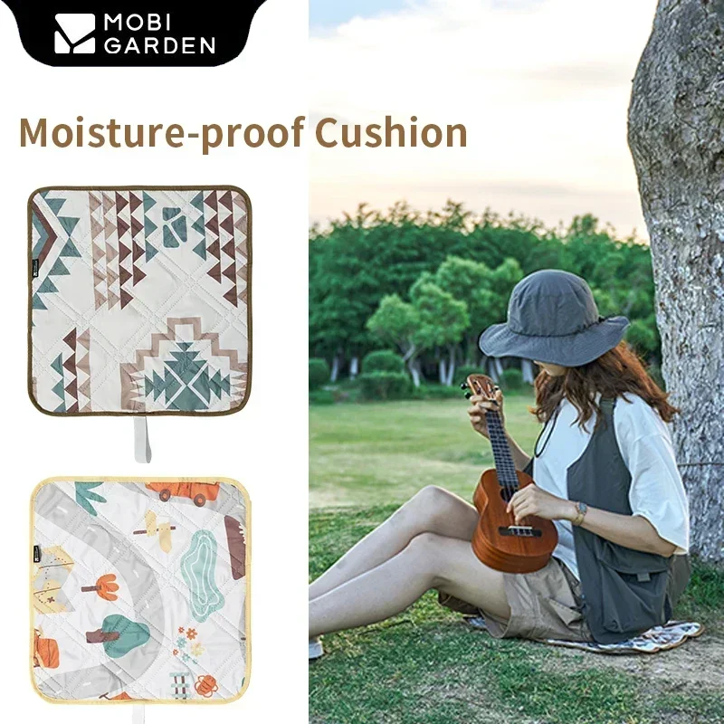 

MOBI GARDEN Camping Outdoor Chair Cushion 90g Park Picnic Machine Washable Floor Mat Ultrasonic Portable MoistureProof Mattress