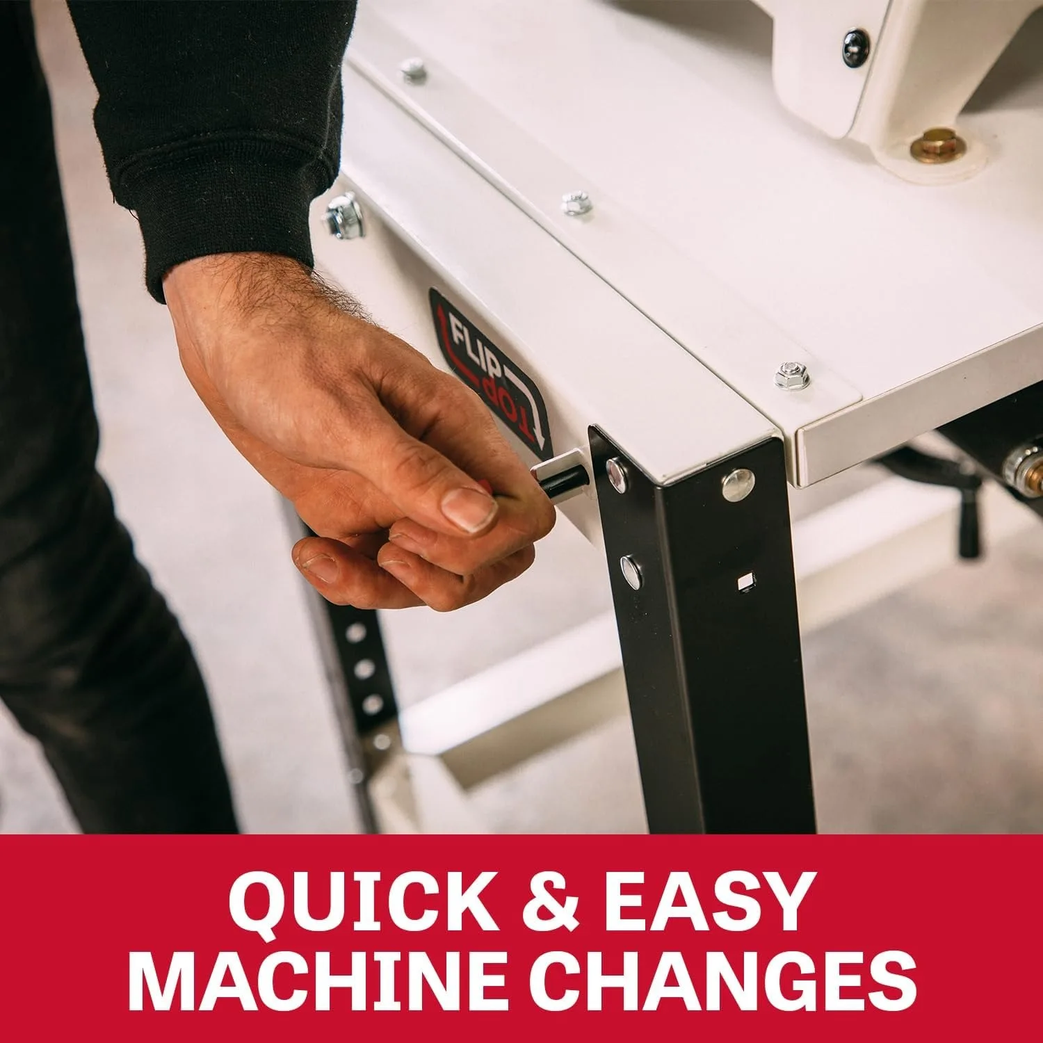 JET Flip Top Tischmaschinentisch ( 728200 )