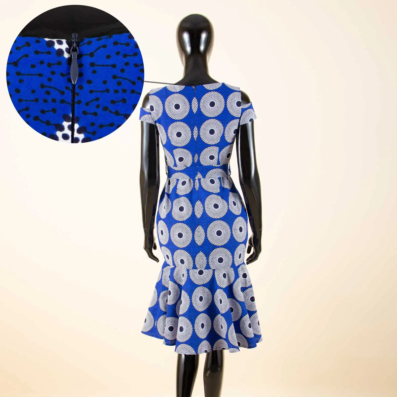 2025African dresses for women casual short sleeve Design Bazin print party boho dress women robe vestidos S1925005