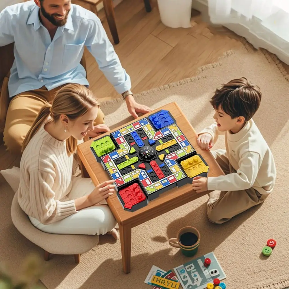 

Multiplayers Flying Chess Board Game Educational Puzzle Electronic Flying Chess Set Plastics Intelligent Table Games Chess Toys