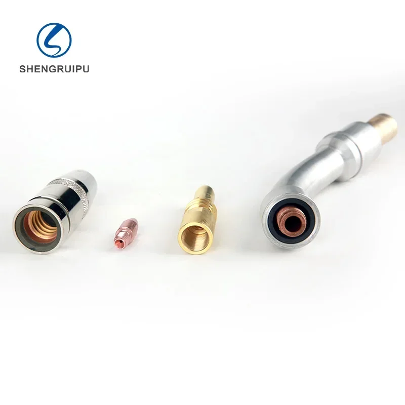 MIG Fronius Welding Torch AW5000 MAG Gun Euro Type Connector Adaptor Gas Torch Water Cooled MAG Torch