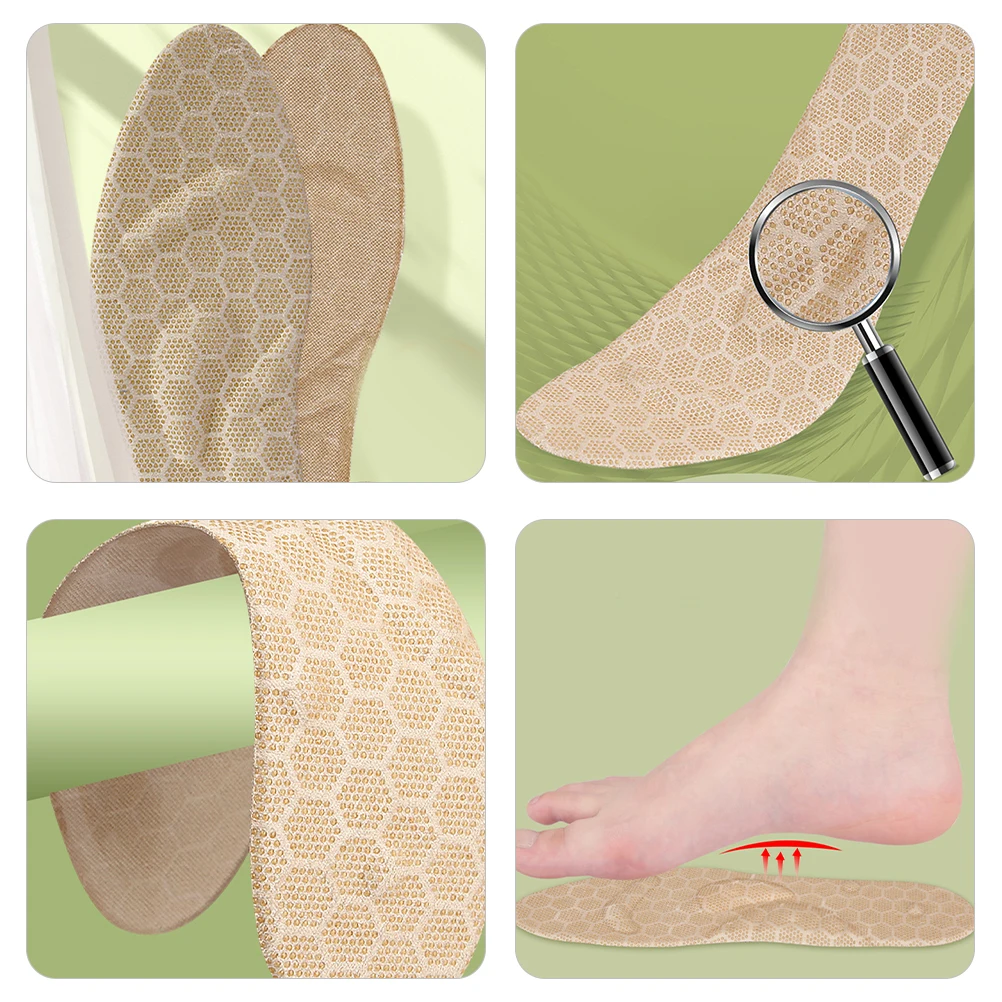 

Sports Insole Shoe Inserts Cuttable Breathable Sweat Absorption Massage Foot Pads Cushion Work Boots Arch Support Comfort