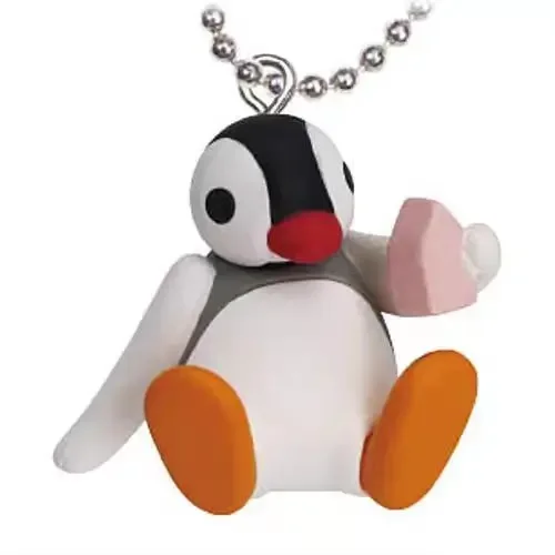 Authentic Action Figure Q-version Penguin Skiing Little Sea Lion Pendant Model