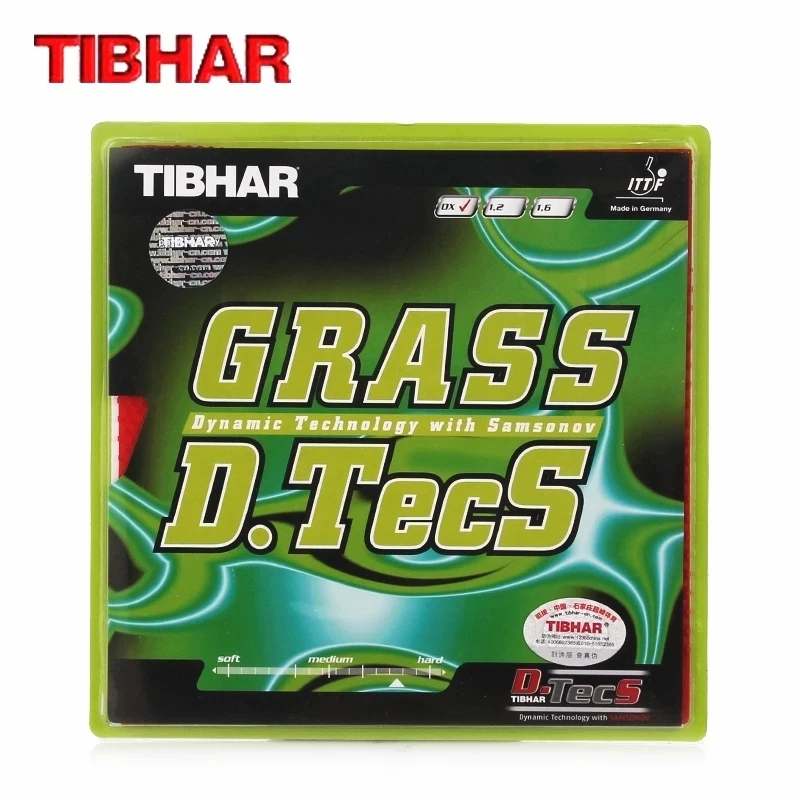 

TIBHAR GRASS D.TECS Pips-Long Defensive Table Tennis Rubber With Sponge Or OX Only Made In Germany Long Pimples Ping Pong Sheet