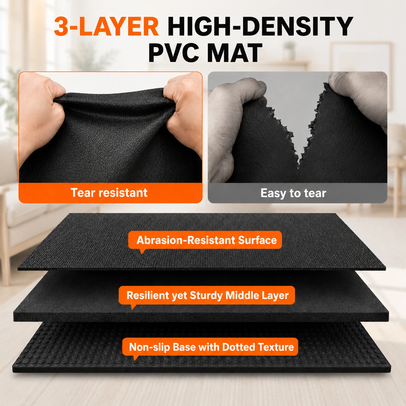 Extra Large Double Yoga Mat 96 - огляд і ціна Home Gym Foldable