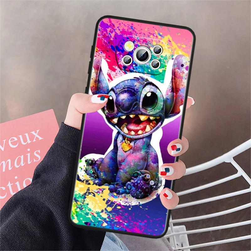 Disney Stitch Cool For Honor V20 10i 10X 9S 9X 9C 9A 8X 8C 8A 7S 7C 7A Magic 5 Lite Pro MAX Black Soft Phone Case