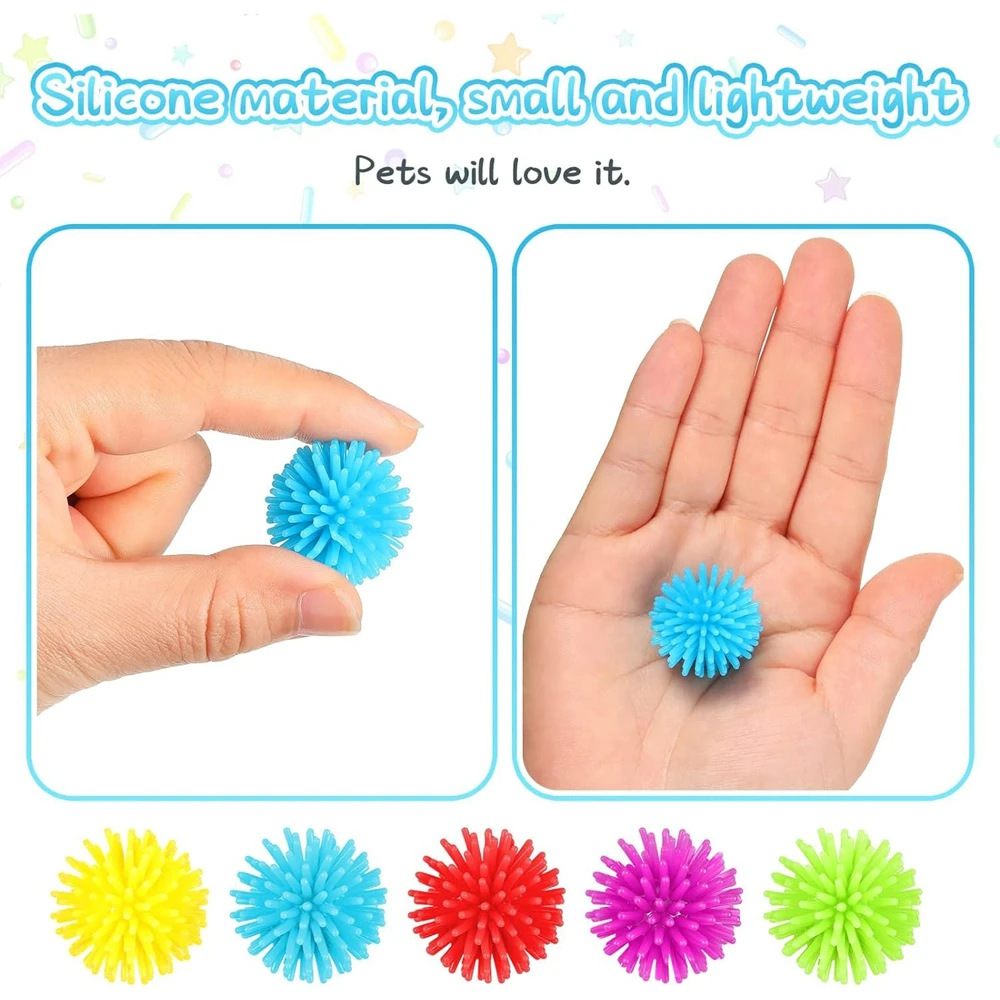 10/30PCS for Kids Boys Girls Adults Random 1.18in Mini Stress Soft Fidget Sensory Balls Toys Multi Color Birthday Party Favors