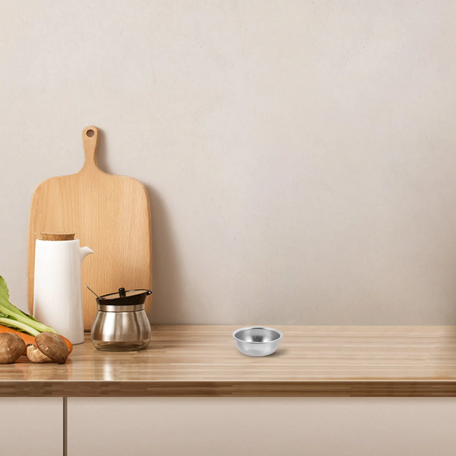 

1pcs Small Sauce Dish Round Metal Dipping Plate For Sushi Soy Sauce Condiment Fruit Nut Serving Appetizer Flavor Dish