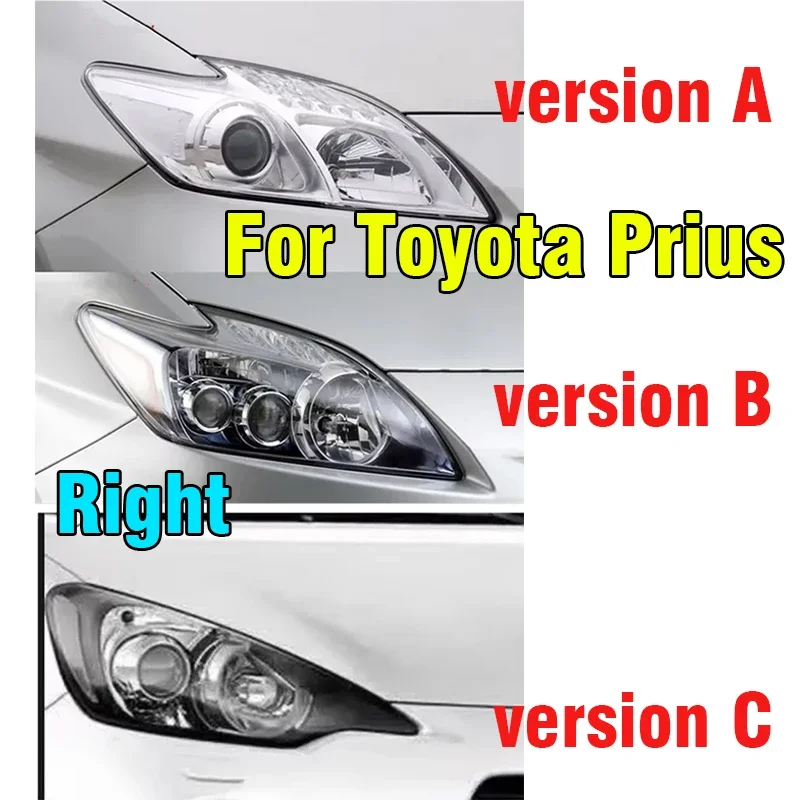 Front Headlight Lens Cover Shell Clear For Toyota Prius Right Side