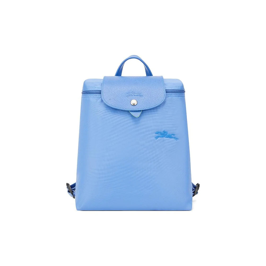 LONGCHAMP Snap And Zip Closure Polyamide Backpack Women's Blue 1699919P82