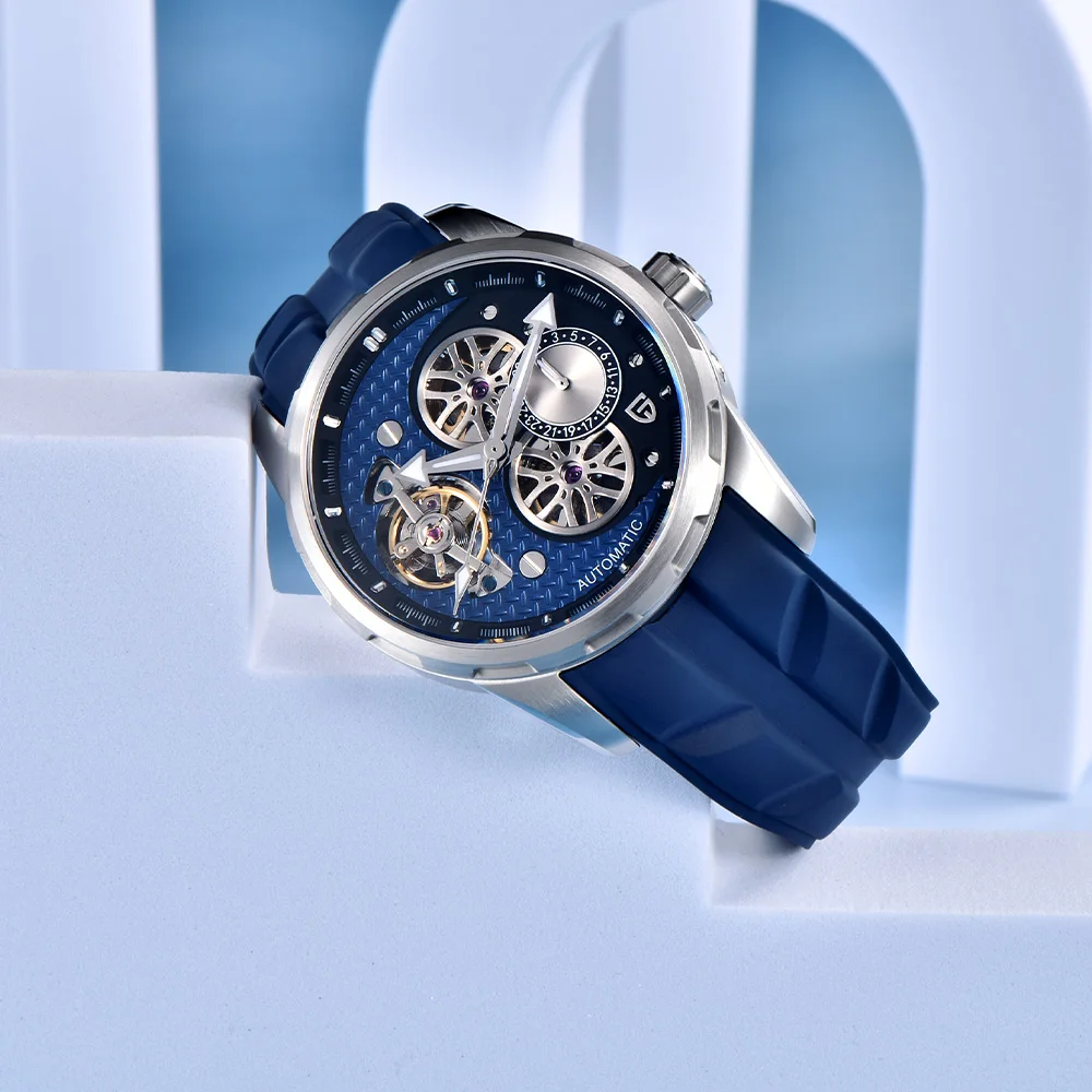 2026 Pagani design new 44mm mechanical men's watch business brand automatic watch stainless steel top sapphire 10bar men's watch