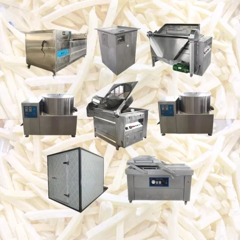 Semi-Automatic Snack Food Production Line Efficient Potato Chips French Fries Manufacturing Plant Easy Operate