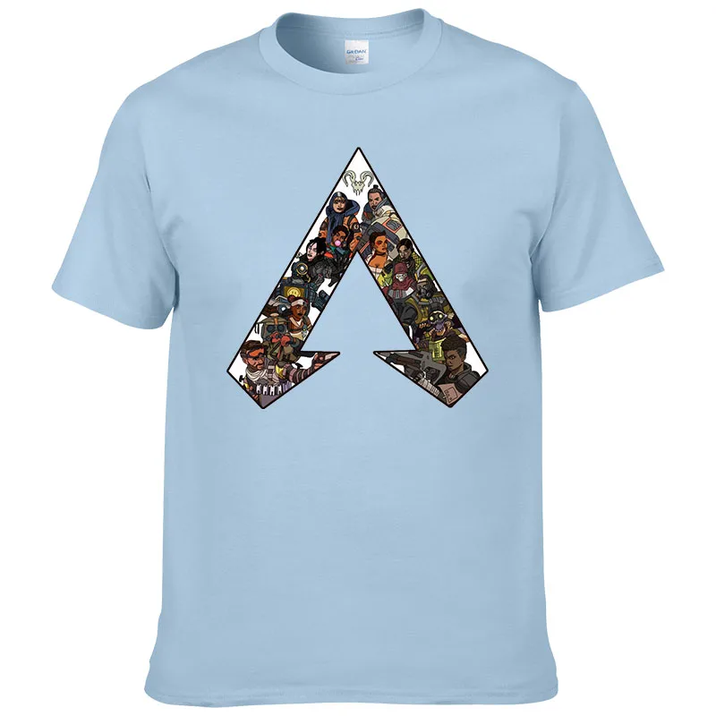 

2023Name Apex Legends Printed T-shirt Men's Summer Fashion Street Apparel O-Neck T-shirt Top Harajuku Men's Clothing F79