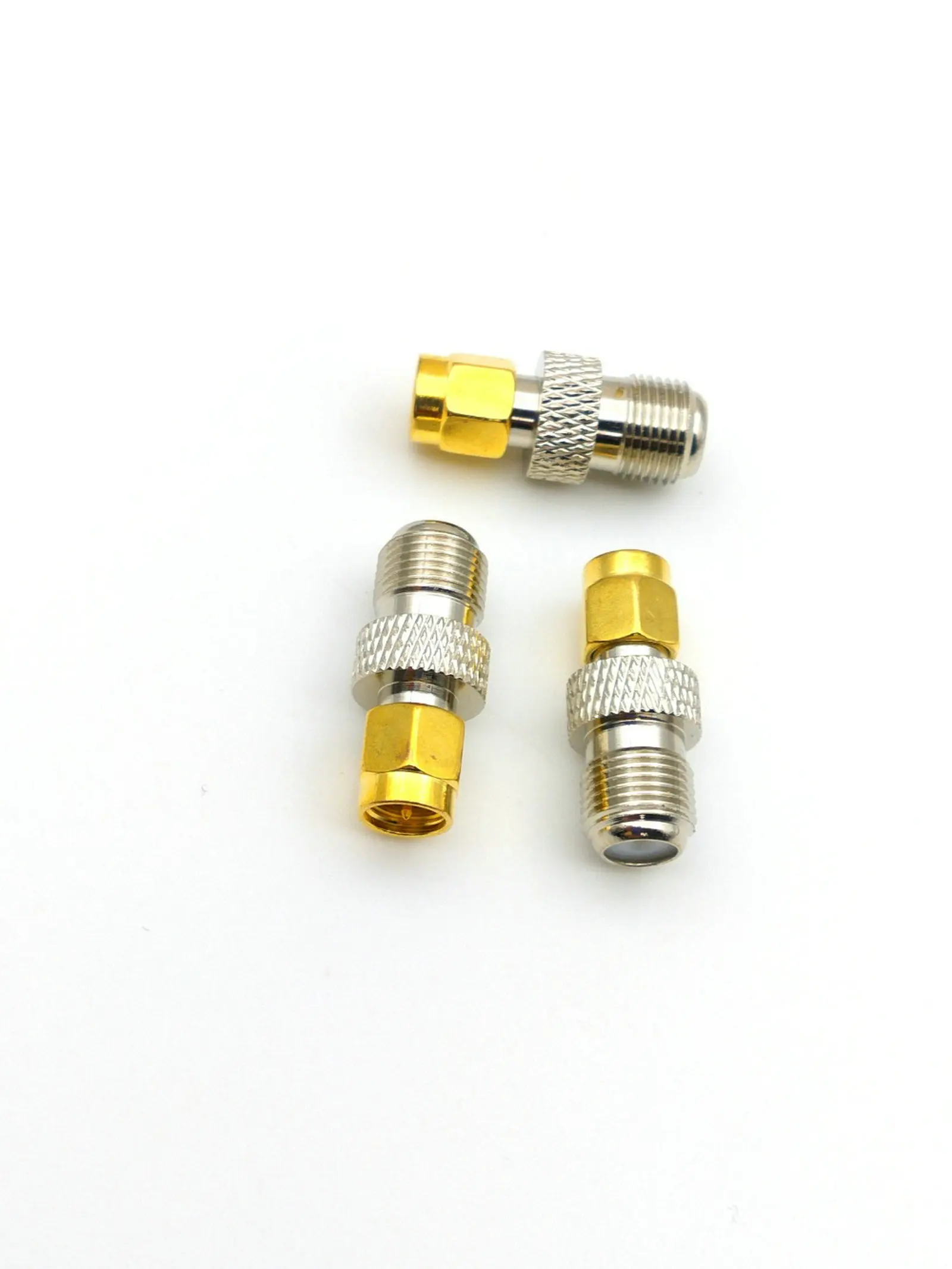 100pcs F female jack to SMA male plug RF coaxial adapter