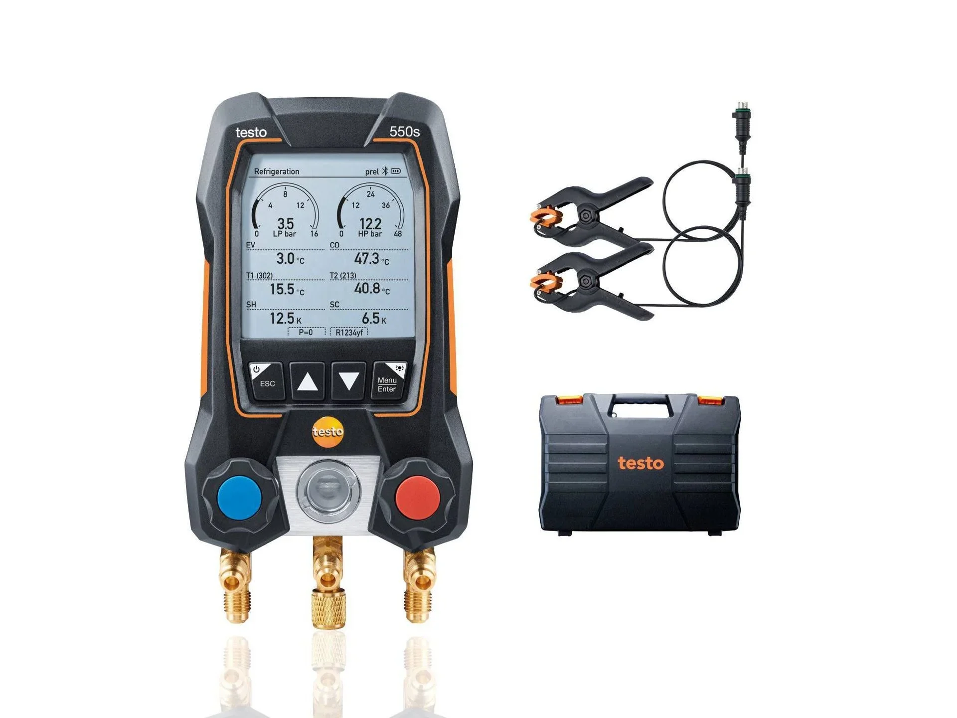 Blue tooth Intelligent Testo digital collettore gauge Testo 550