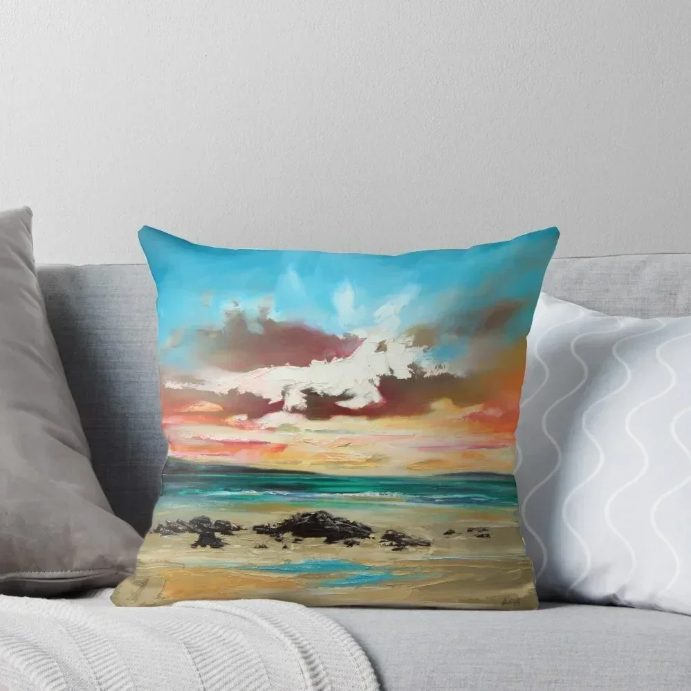 

West Coast Evening Throw Pillow Pillows Aesthetic Christmas Pillows pillow cover luxury pillow