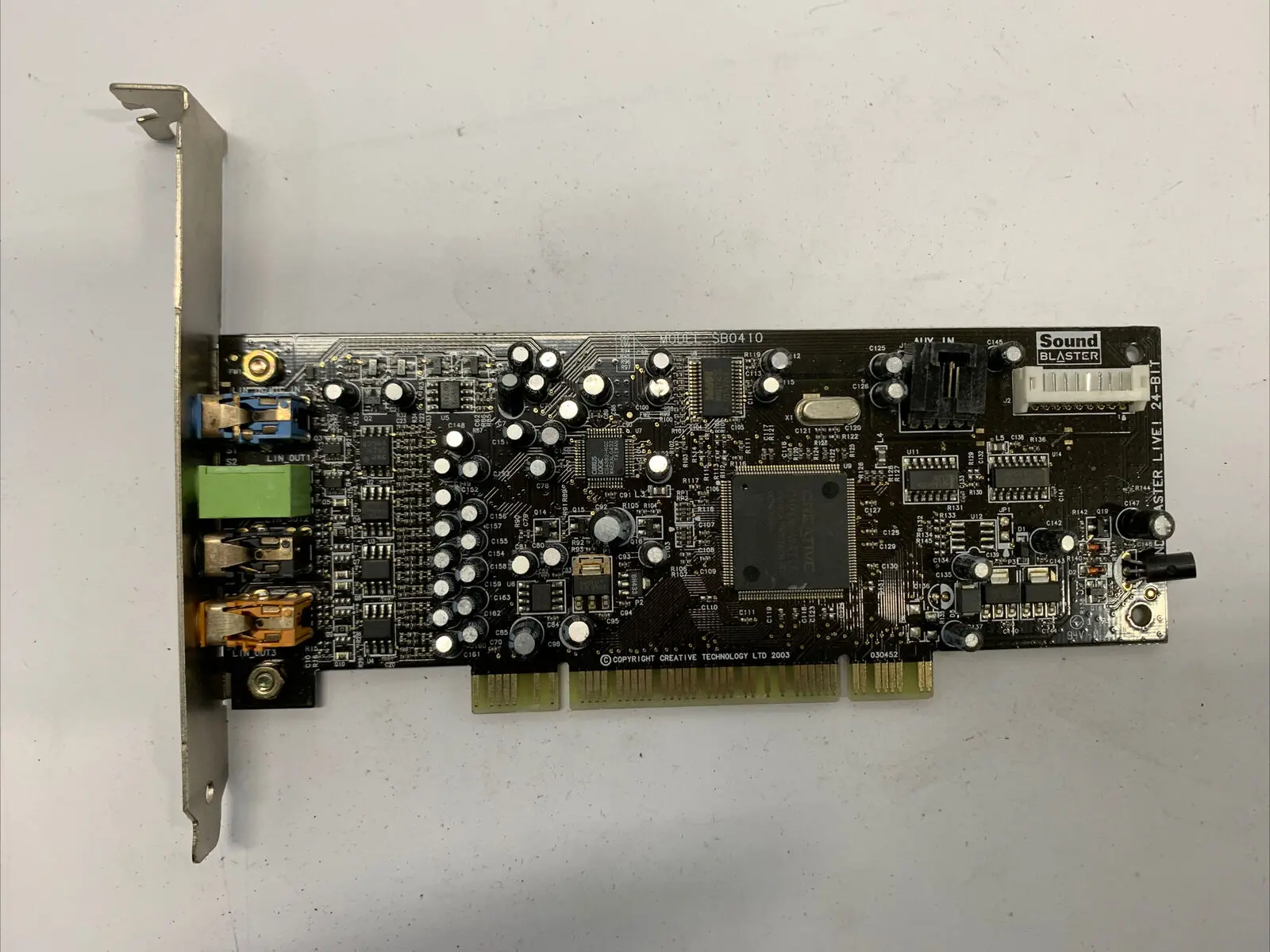 For Creative Sound Blaster Live! 24-bit PCI sound card, 7.1 channel, SB0410