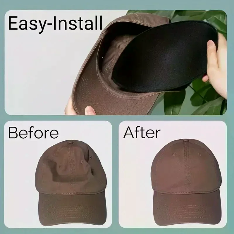 Adjustable Hat Inner Support Cotton Pad Anti-deformation Baseball Cap Visor Insert Curved Brim Shape Retainers Resistant Liner